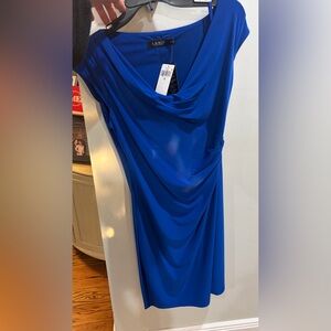 Ralph Lauren Blue Midi Dress